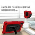 thumbnail image 4 of SOATUTO Case for Moxee 8" Tablet 2 Case For Moxee 8 inch 2022 Model (MT-T8B22) Tablet Shockproof Rugged Hybrid Kids Friendly Cover Built-in Kickstand Shoulder Strap Protective Case - Red+Black, 4 of 8