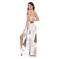 thumbnail image 3 of FORMRS Womens Beach Sarong Semi-Sheer Bikini Wrap Skirt Swimsuit Cover-ups, Winter Forest, 3 of 7