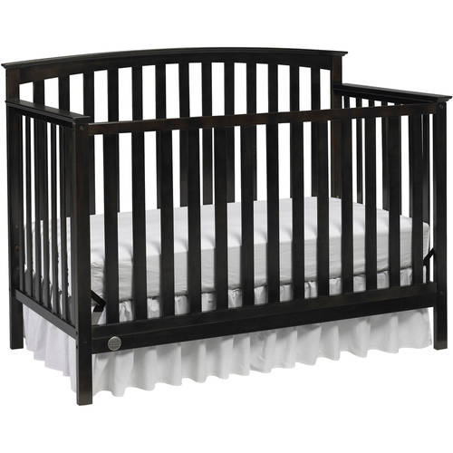 Fisher Price Jesse 4 In 1 Convertible Crib Espresso Walmart Com