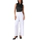 thumbnail image 2 of INSPIRAR CHIC Blusa de Satén para Mujer Elegante Sin Mangas con Pliegues Cuello Mock con Volantes Sólido Blusa de Trabajo Top de Seda L Negro, 2 of 6