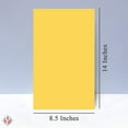 thumbnail image 5 of Goldenrod - Pastel Color Paper 20lb. Size 8.5 X 14 Legal/Menu Size - 50 Per Pack, 5 of 5