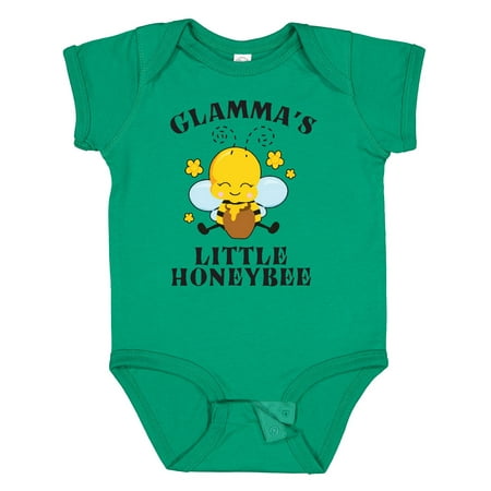 

Inktastic Cute Bee Glamma s Little Honeybee with Stars Gift Baby Boy or Baby Girl Bodysuit