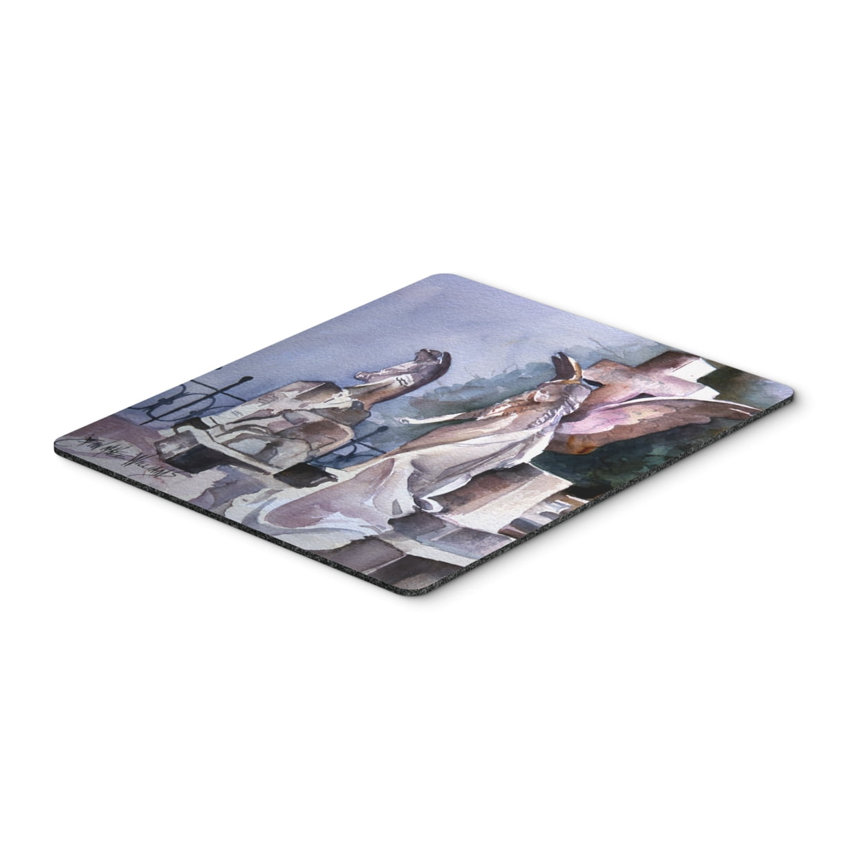 Corgi Chaos In The Barn With Sheep Mouse Pad Hot Pad & Trivet, 1