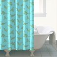 thumbnail image 4 of LightBlue Cartoon Dinosaurs VariedShapes Pattern Shower Curtain 84"x72" ,Bathroom Decorative Shower Curtains Set with 12 Hooks,Modern Waterproof Washable Shower Curtain, 4 of 6