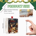 thumbnail image 2 of Christmas Cash Gift Ornament, 3.14" Clear Acrylic Money Holder, Double-Sided Printed Hanging Decor for Xmas Tree, Stocking Stuffer & Holiday Gifting, 2 of 7