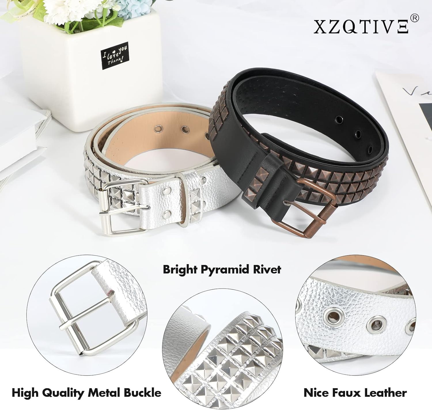 Punk Rock Metal Grunge Accessory For Women Men Y2K Punk Studded