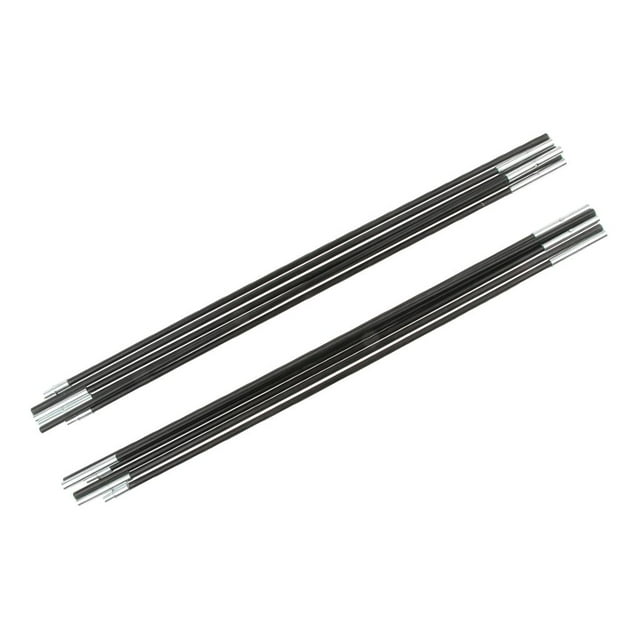 Mât de Tente de Camping en Plein Air Randonnée Mât de Canopée en Fibre de Verre Cadre de Mât de Réparation 6 Sections Chacun