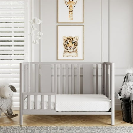 UPC: 0065857330007 | Little Seeds Universal Toddler Rail Nursery Furniture Sharkey Gray