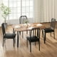 thumbnail image 5 of Conjunto de Comedor para 4 Personas - Estilo Rústico con Mesa y Sillas Acolchadas para Espacios Pequeños, 5 of 8