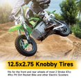 thumbnail image 2 of Neumático para moto de cross HIAORS 12.5 x 2.75 con cámaras de aire, paquete de 2, 2 of 9