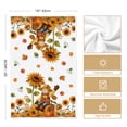 thumbnail image 5 of Sm:)e Scarecrow Maple Leaves Sunflower Pumpkins Fall Kitchen Dish Towels Set of 2, Soft & Absorbent Washcloth 18x26 Inch, 5 of 6