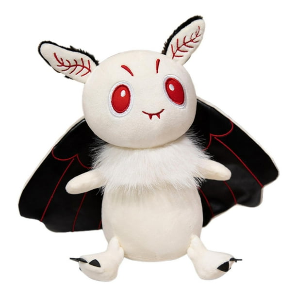 Polilla de peluche, juguete de peluche, muñeca de peluche de polilla, suministros blandos, regalo navideño, animal de peluche blanco