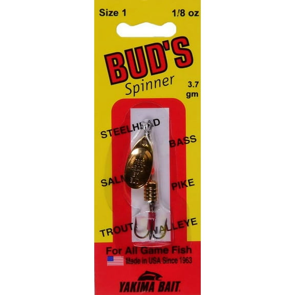 Wordens Bud's Spinner Sz 1 Brass
