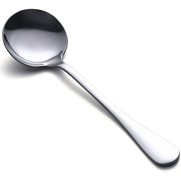Soup spoon 3 piece set of high quality stainless steel table spoon