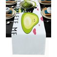 thumbnail image 2 of Avocado Green Cute Cartoon Table Runner Kitchen r Tablecloth Placemat Hotel Home Wedding r Table Runners, 2 of 7