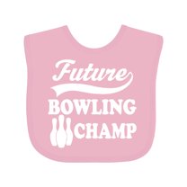 Inktastic Future Bowling Champ Childs Bowler Boys or Girls Baby Bib