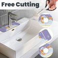 thumbnail image 3 of Sikiie Corgi Washing in Bathtub Splash Guard for Sink Faucet-1 PC Super Absorbent Fast Drying Mat Sink Gadgets-Splash Guard for Kitchen, Sink Mat, 3 of 7