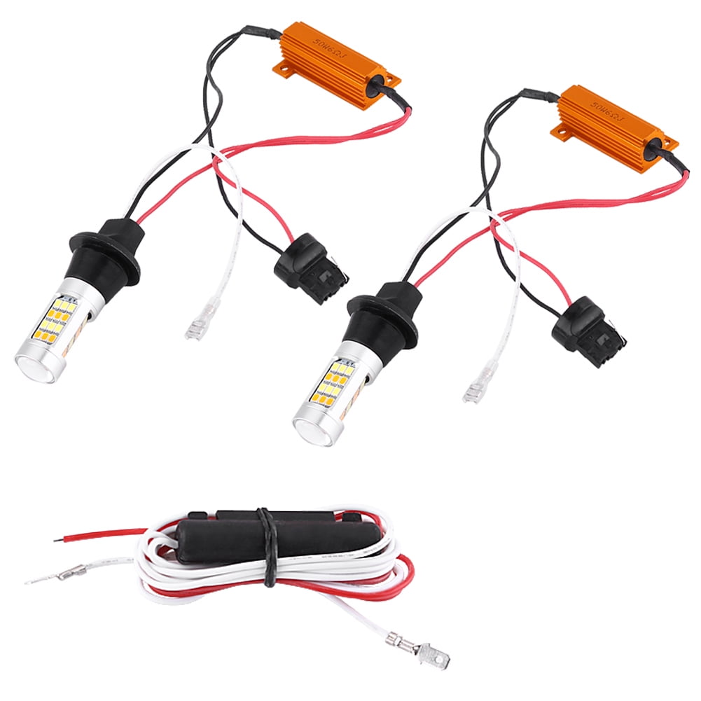 Ccdes Car Daytime Running Light Turn Signal Dual Model DRL LED Lights