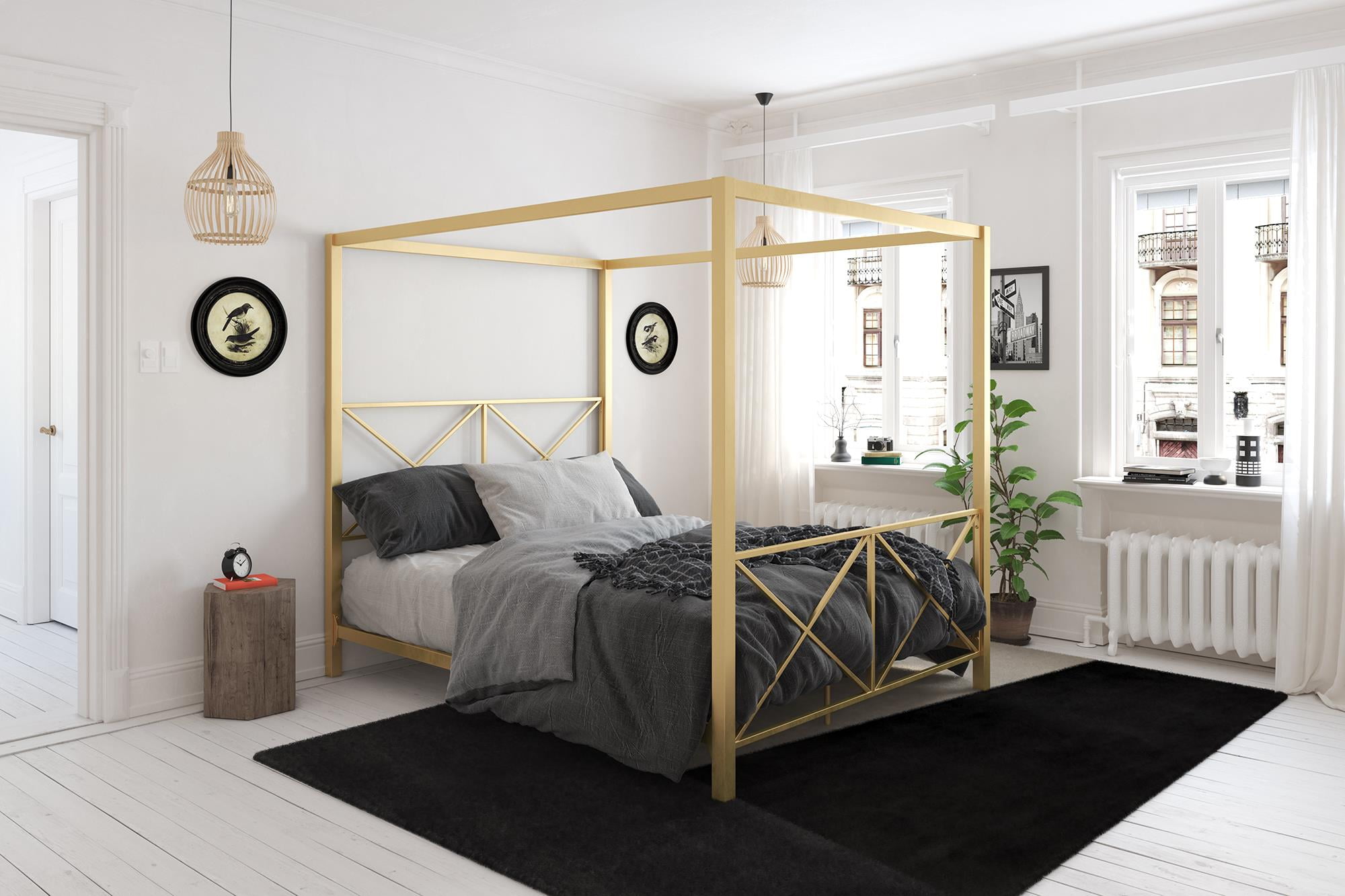 Dhp Rosedale Metal Canopy Bed Frame Multiple Sizes Colors Dhp Rosedale Metal Canopy Bed Frame Multiple Sizes Colors Com