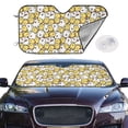 thumbnail image 2 of Balery Cartoon Chicken Print Car Windshield Sun Shade,Windshield Sunshade for Car Pickup Truck SUV Accessories-Small, 2 of 7