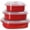 Red, variant on Reston Lloyd 20600 Microwave Cookware Set  Red