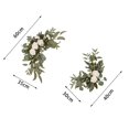thumbnail image 3 of Arreglo Floral Rosa y Gypsophila 2 Unids Gloria para Boda Decoración Ornamento Centro de Flores blancas, 3 of 8