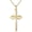 yellow, variant on Soleilie 925 Sterling Silver Cross Necklace for Women Infinity Necklace 14K Rose Gold Plated Necklaces