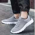 thumbnail image 2 of NOKIO Men's Running Shoes Non-S𝗅ip Walking Sneakers Lightweight Wide Width Workout Shoes 𝖫a𝖼e Up Casual Sports Shoes Breathable Mesh Outdoor Athlet𝗂c Shoes for Back to College, 2 of 8