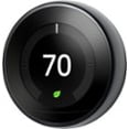 thumbnail image 1 of Termostato Google Nest Learning Smart Wifi - Negro. Google Nest Thermostat 3rd generation, 1 of 2