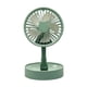 thumbnail image 4 of Pequeño ventilador de mesa plegable y ajustable para celebraciones festivas, ideal para niños y niñas, juegos sensoriales, juegos de rol simulación. Verde, 4 of 10