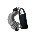 thumbnail image 2 of Electric Vehicle Helmet Lock Helmet  Helmet Combination Lock Electric Vehicle Helmet Password Lock Waterproof Spring Rope Zinc Alloy Combination PadlockBlack, 2 of 5
