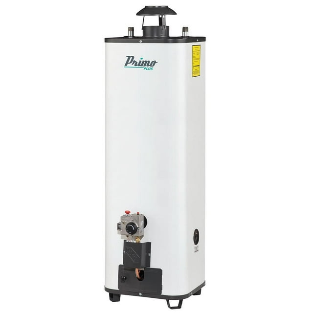 Calentador de Rápida Recuperación Primo Plus, IUSA, Piezoeléctrico, 12 L., Gas LP. blanco