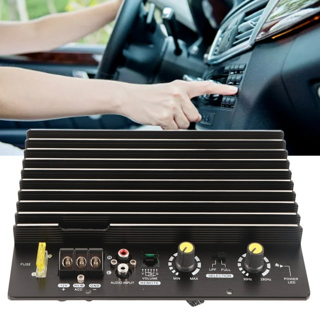 Car Board, 1000W Multi Wide Frequency Aluminum Alloy Bass Subwoofer Board for Car Speaker