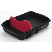 Flexypan Baking Tray with 4 Sizes in 1 Pan in Black and Red