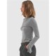 thumbnail image 5 of Tops de Larga con Hombros Descubiertos para Mujer, Camisa de Cuello Vuelto para Salir en Otoño Gris M, 5 of 8