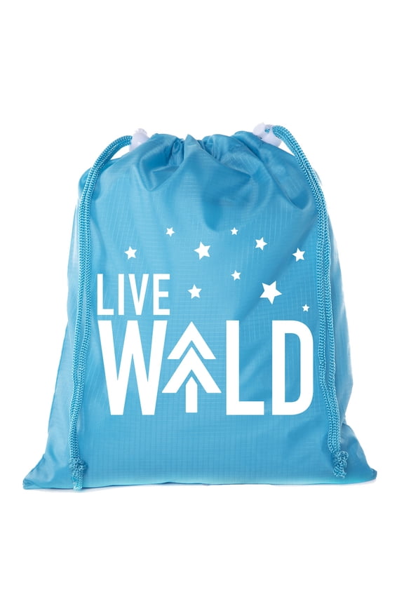 Camping Mini Drawstring Backpack for Birthday Parties and Summer Camp