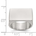 thumbnail image 5 of Stainless Steel Polished ID Ring Size: 10; for Adults and Teens; for Women and Men, 5 of 6