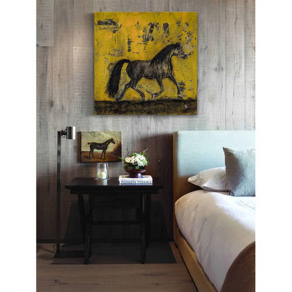 "Barnaby Australian Stock Horse" Painting Print on Wrapped Canvas