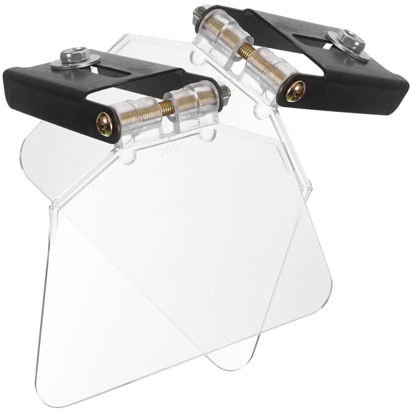 LOLIPPYY 2Pcs Protective Cover For Bench Grinder Plastic Simple Shield