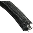 thumbnail image 3 of Braided Nylon Split Wire Loom Wrap, 3/4 Inch, 10 Foot Wire Sleeve, 3 of 9