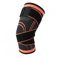 thumbnail image 2 of Rodillera Deportiva YLSHRF Compresión Soporte Elástico Suave Negro Naranja Talla S M L, 2 of 8