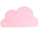 thumbnail image 1 of Mantel individual de silicona con forma de nube para niños, lavable y portátil (rosa), 1 of 3