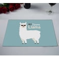 thumbnail image 2 of YUSDECOR Cute Cartoon Llama Design Kitchen Dining Table Mats Placemats Size 12x18 Inches, Set of 2 Pieces, 2 of 2