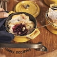 thumbnail image 3 of Staub Cast Iron Mini Round Cocotte, Dutch Oven, 0.25-quart, serves 1, Made in France, Citron, 3 of 7