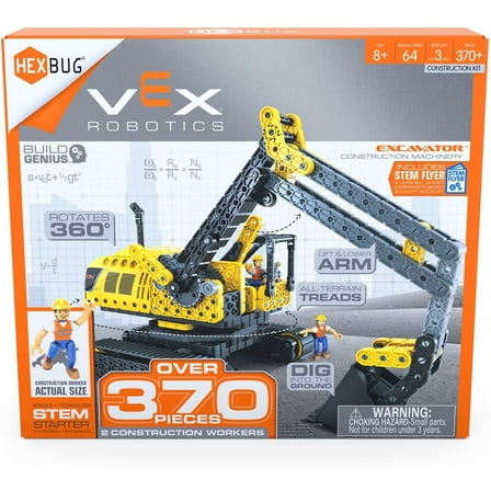 HexBUG VEX Robotics Yellow Excavator 370 Pieces