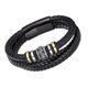 thumbnail image 3 of Pulsera de cuero trenzado para mi nieto/hijo, siempre estaré contigo, pulsera elástica con cuentas trenzadas para hombre, regalo significativo, 3 of 4