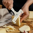 thumbnail image 5 of Stainless Steel Cheese Slicer and Grater with Adjustable Thickness Control, Non-slip Ergonomic Handle for Precise Cuts, Ideal for Kitchen Use with Hard and Soft Cheeses,Vsgery, 5 of 9