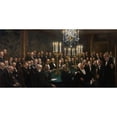 thumbnail image 3 of Kroyer, Peder Severin 24x14 Black Modern Framed Museum Art Print Titled - A meeting in the Royal Danish Academy of Sciences and Letters, 3 of 5