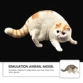 thumbnail image 2 of Figurine de Chat en Plastique Modèle de Chat Ornement Modèle Animal Réaliste, 2 of 7