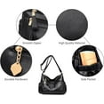 thumbnail image 4 of Crossbody Bags for Women Multi Pocket Shoulder Bag Soft PU Leather Purses and Handbags Pocketbooks, 4 of 7